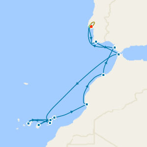 Iberian & Canary Islands from Lisbon with Stay