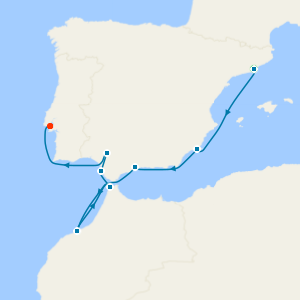 New Years Med & Morocco from Barcelona with Stay