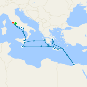 Mediterranean & Egypt from Rome with Stay