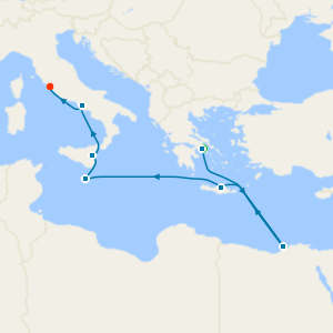 Mediterranean & Egypt from Athens with Stay