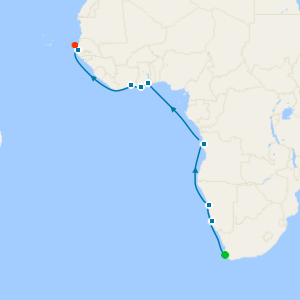 African Coast from Cape Town