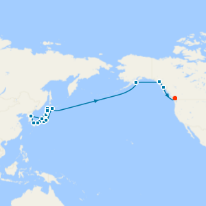 Tokyo Stay, Mt. Fuji, Japan & North Pacific Crossing
