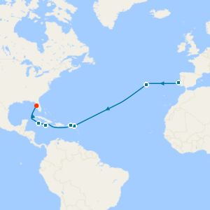 Transatlantic from Lisbon to Tampa with Stay