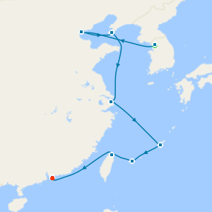 China Intensive from Seoul to Hong Kong with Stays 