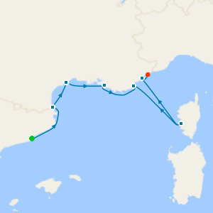 Nice, St. Tropez & Provence Fly Cruise from Barcelona