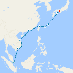 Vietnam, Hong Kong & Japan from Singapore with Stay