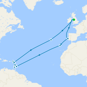 No-Fly Islands of the Caribbean from Liverpool