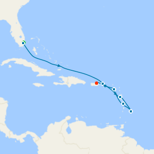 A Journey from Miami to San Juan with Luxury 2nt Miami Beach Stay