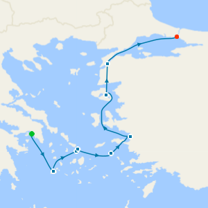 Aegean Explorer from Athens to Istanbul