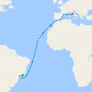 Rio de Janeiro to Rome