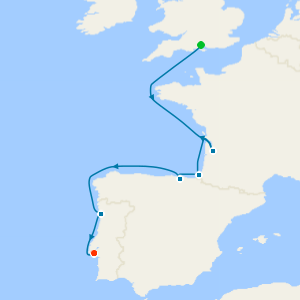 PRICE DROP! Bordeaux, Porto & Lisbon from Southampton to Lisbon with Stay