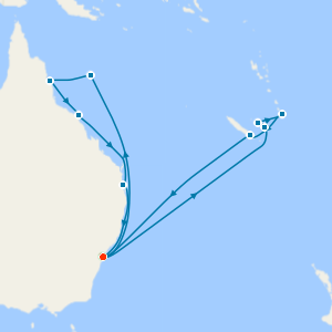 South Pacific & Great Barrier Reef from Sydney with Stay