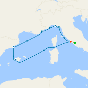 Italy, Spain & France from Rome with Stay
