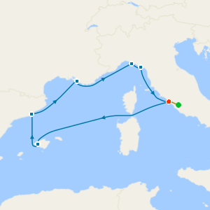 Italy, Spain & France from Rome with Stay