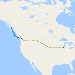 Chicago, U.S Rockies By Rail & Great Bear Rainforest from Seattle