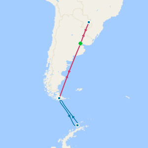 Iguazu Falls & Highlights of Antarctica with Stays