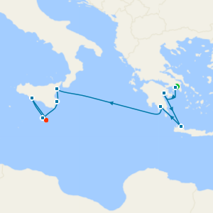 EXCLUSIVE OFFER! Mediterranean Crossroads from Athens to Valletta with Luxury 2nt Stay
