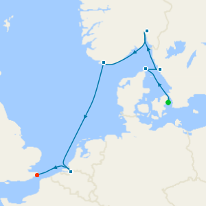 Sweden, Norway, Denmark & Belgium from Copenhagen
