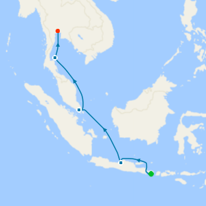 Southeast Asia Discovery from Bali to Laem Chabang (Bangkok)