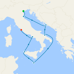 Italian & Mediterranean Journey from Fusina (Venice)