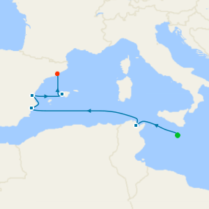 Mediterranean Gems from Valletta to Barcelona