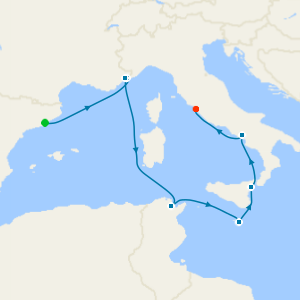 Mediterranean Delights from Barcelona to Rome