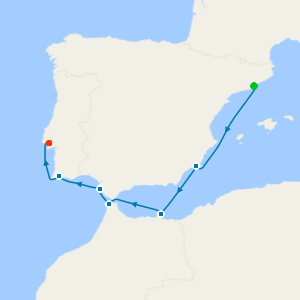 Iberian & Moroccan Coast from Barcelona to Lisbon