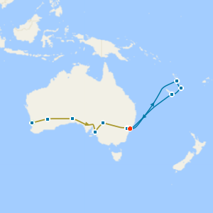  4Nts Indian Pacific Rail fr. Perth & South Pacific Adventure with Stay