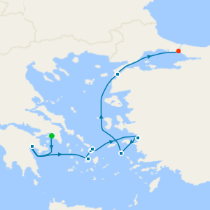 Cruising the Aegean from Athens