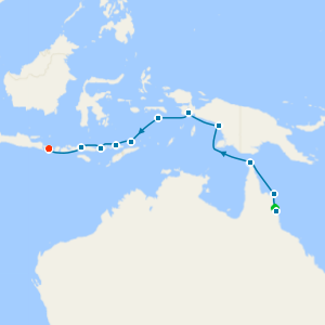 Tropical Odyssey Between North East Australia & Indonesia with Luxury Stays