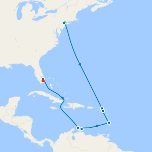 Southern Caribbean Islander with New York & Miami Beach Stays