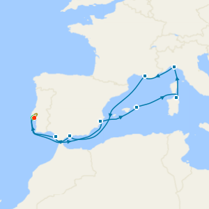 Portugal, Spain, Italy & France from Lisbon with Stay