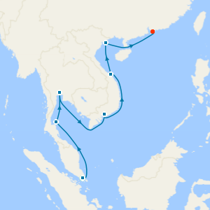 Singapore & Sentosa Island with Northern Asian Allure to Hong Kong
