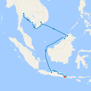 Exotic Asian Kingdoms from Bangkok to Bali with Stays