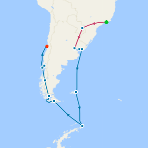 Rio de Janeiro, Iguazu Falls & Southern Quest from Buenos Aires