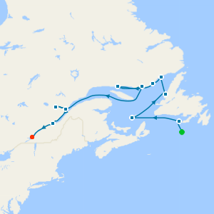 Exploration along Saint Lawrence from Saint Pierre Island
