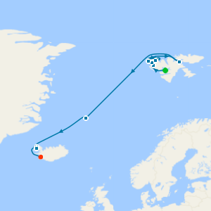 Total Solar Eclipse from Longyearbyen to Reykjavík