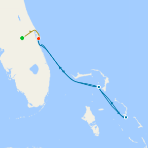 Bahamas from Port Canaveral with Orlando Stay