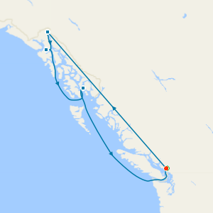 Alaska from Vancouver with Stay