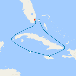 Cayman Isles & Jamaican Miles with Miami Beach Stay