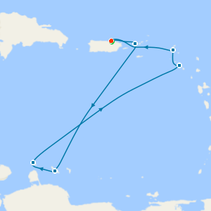 Thanksgiving: St. Isles, Aruba & Curaçao from San Juan with Stay