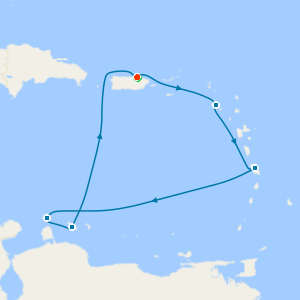 Valiant Caribbean Holidays from San Juan with Stay