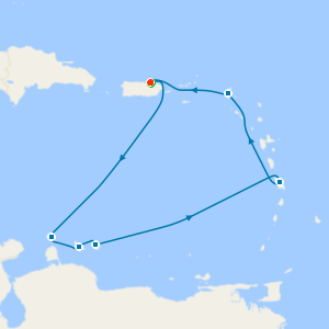 Puerto Rico to Aruba, Bonaire & More from San Juan with Stay