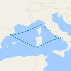 Mediterranean Fly Cruise from Barcelona