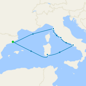 Mediterranean Fly Cruise from Barcelona