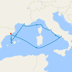 Western Mediterranean from Barcelona with Stay