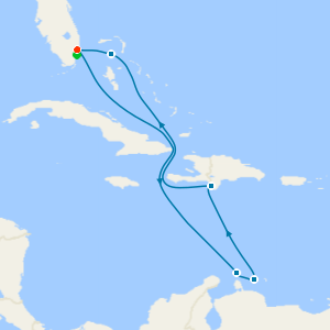 Southern Caribbean & Perfect Day from Ft. Lauderdale with Miami Beach Stay