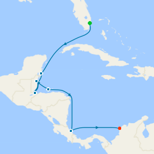 Western Caribbean & Central America from Fort Lauderdale to Cartagena