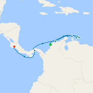 Western Caribbean & Central America from Cartagena to Puerto Caldera