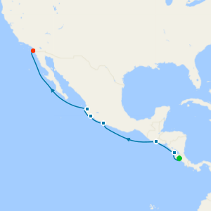 Central America & Mexican Riviera from Puerto Caldera to San Diego